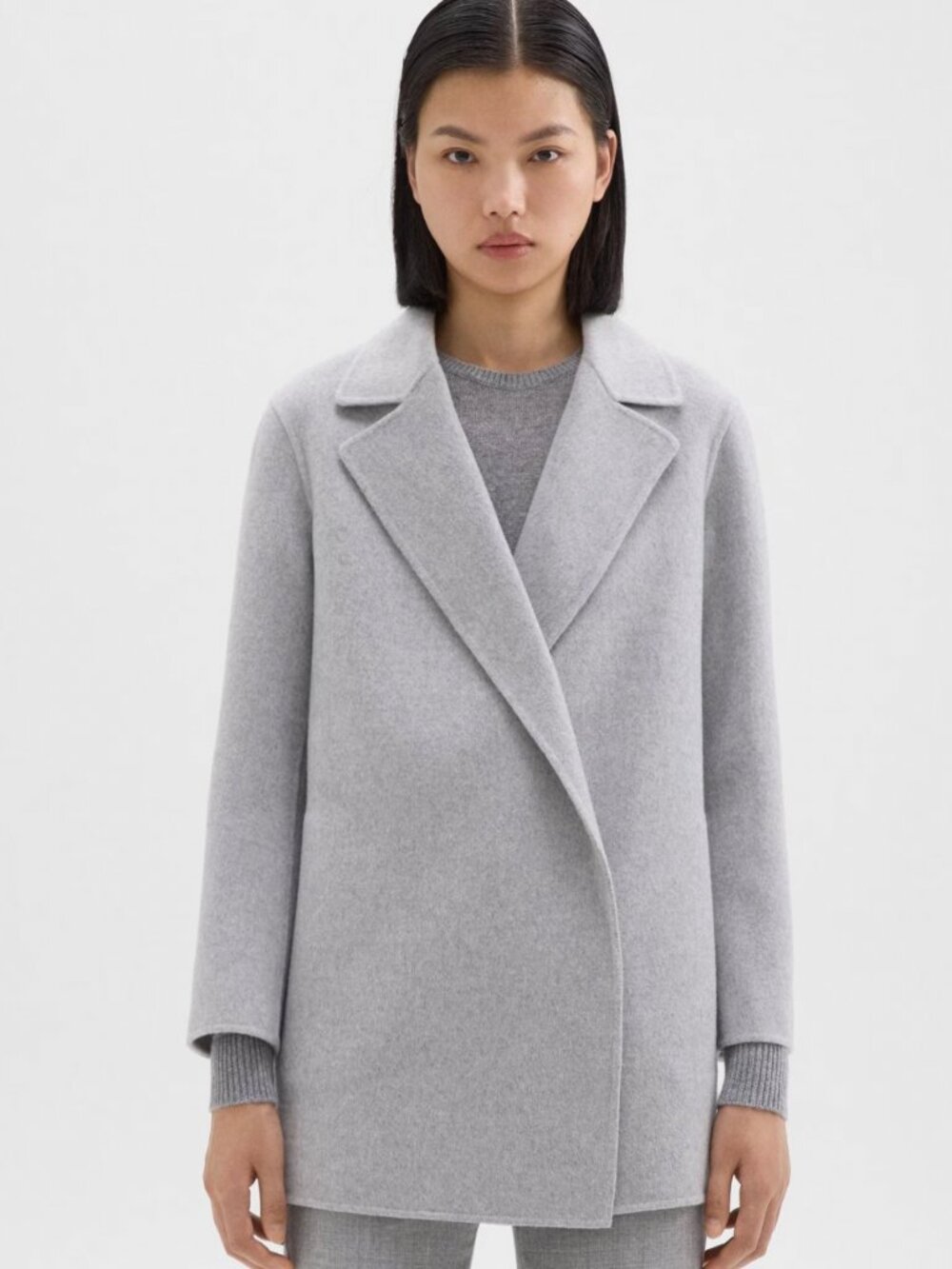 Theory Light Gray Cashmere Jacket